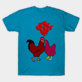 Heart, Hen and Roster T-Shirt